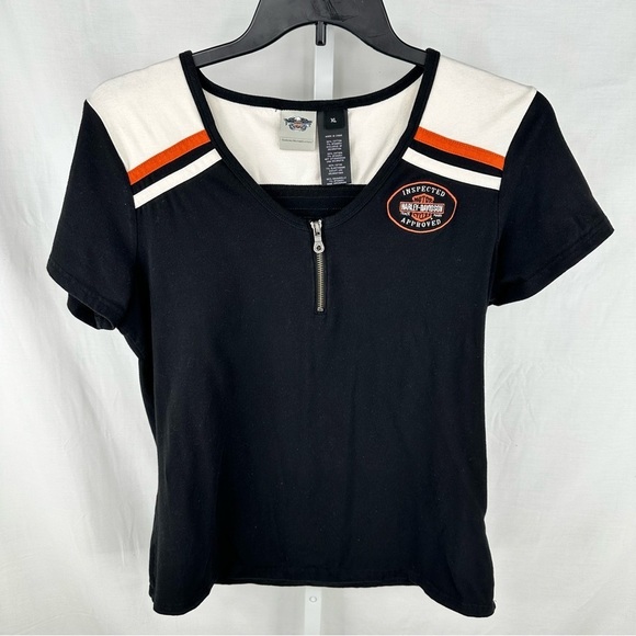 Harley Davidson Women’s Short Sleeve T Shirt Size XL - Picture 1 of 7